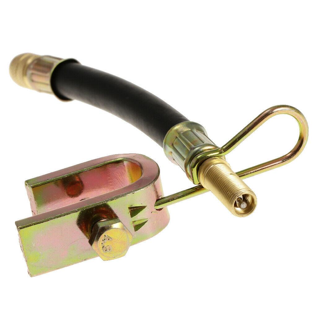 Wheel Tyre Valve Extension Flexible Type 140mm with Clip
