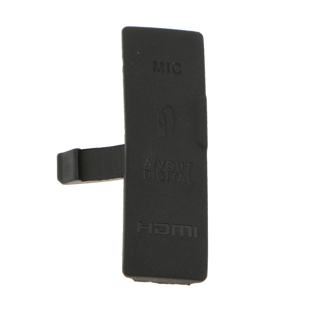 Side USB MIC   DC Video Door Cover Rubber Skin Replacement for Canon 550D
