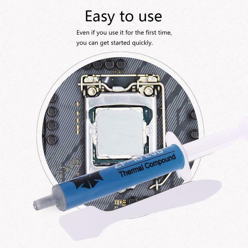 ZF10 Thermal Compound Conductive 10.8W/M k Grease Paste Silicone Plaster for CPU