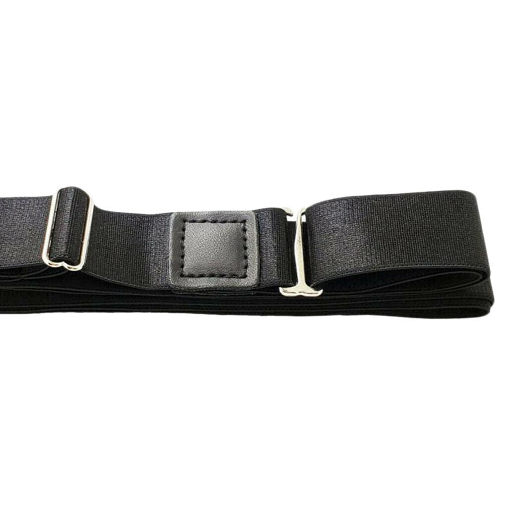 Elastic Shirt Remains Adjustable Shirts Retaining Straps with Non- Locking Clamp