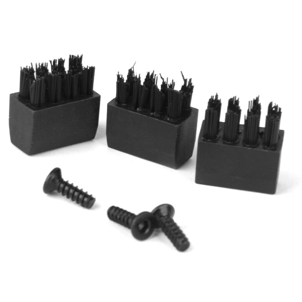 3pcs Replacement Brushes with Screw for Hostage Arrow Rest Archery Bow Black