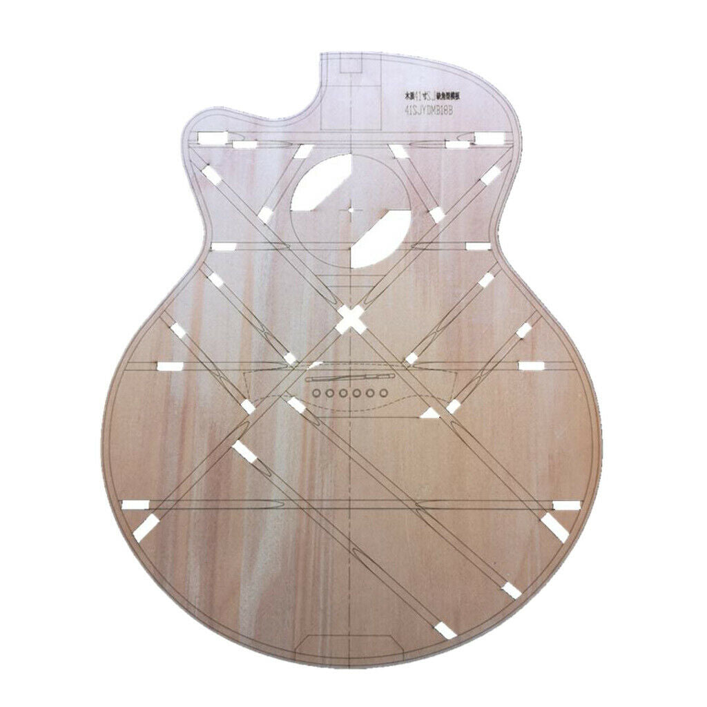 DIY Acoustic Guitar Body Layout Template Premium SJ Guitar Building Templates,
