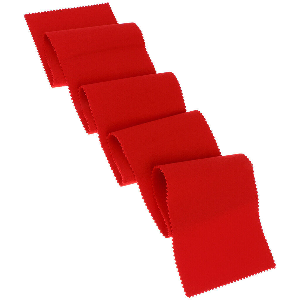 2 Pieces Wool Piano Soft Keyboard Key Dustproof Cover Cloth