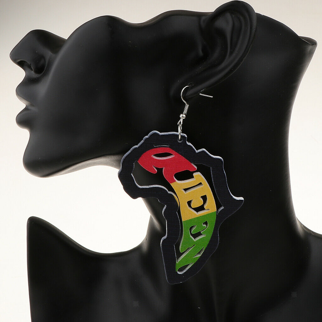 Natural African European Earrings Personalized Cool Girl Jewelry Charm Gift