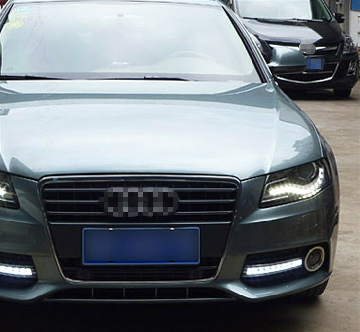 2 Pcs 8 LED Euro Daytime Running Light DRL Daylight Fog Lamp Day Lights