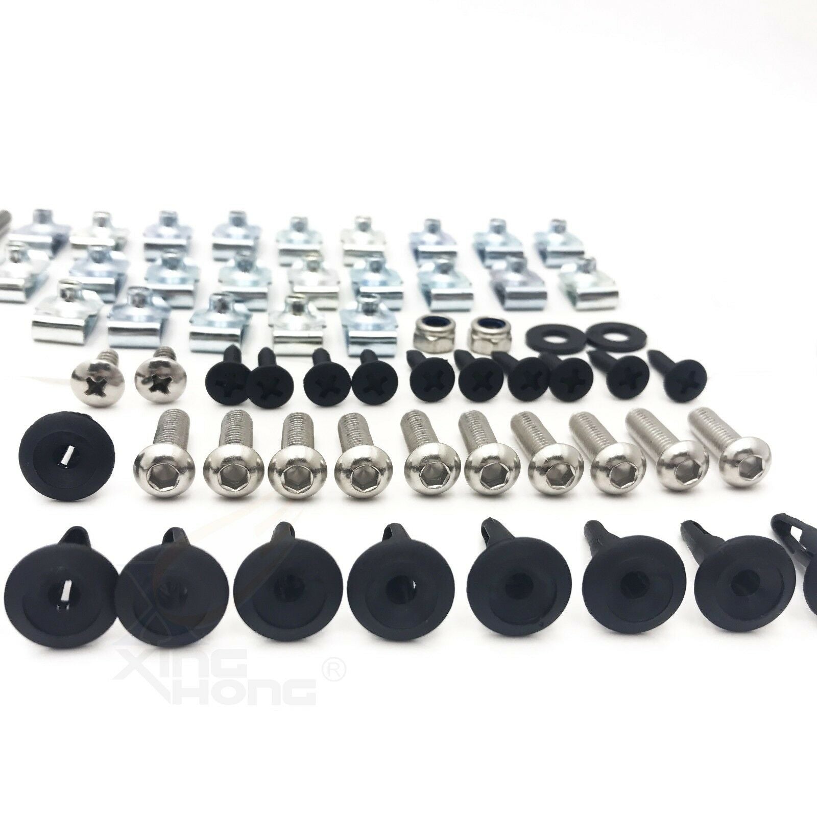 Motors Body Fairing Mounting Screws Bolt Kit Washers For Yamaha YZF-R6 99-02 New