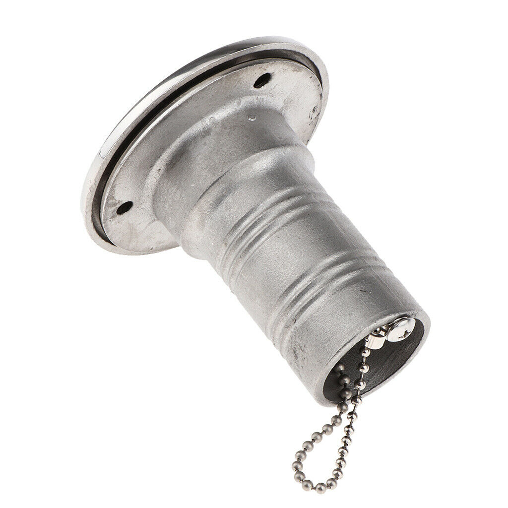 Boat Deck Fill/Filler Keyless   1-1/2 (38mm) 316 Stainless Steel Water