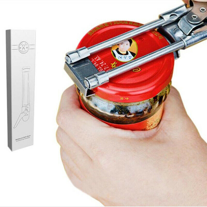 1pc Stainless Steel Adjustable Can Opener Multifunctional Beer Bottle OpenerBDA