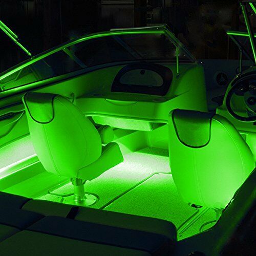 Wireless Waterproof LED Strip Light 16ft For Boat / Truck / Car/ Suv / Rv Green