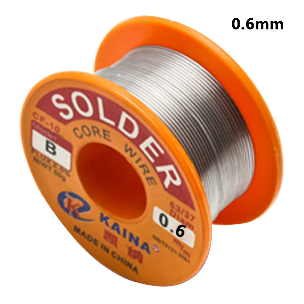 0.6mm 63/37 Tin Lead 0.6mm Diameter Rosin Core Flux Soldering Welding Iron Wire