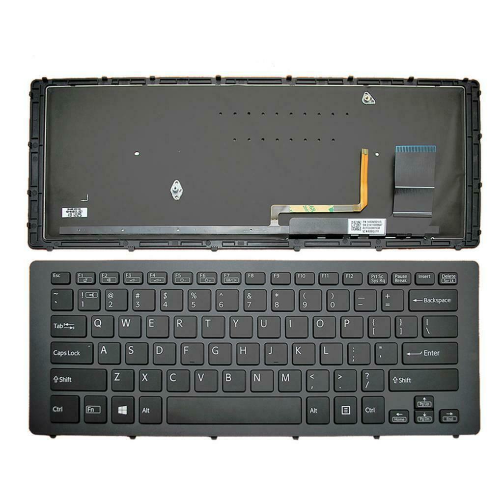 New Laptop Keyboard Replacement with Backlit Part for Sony SVF15N Series