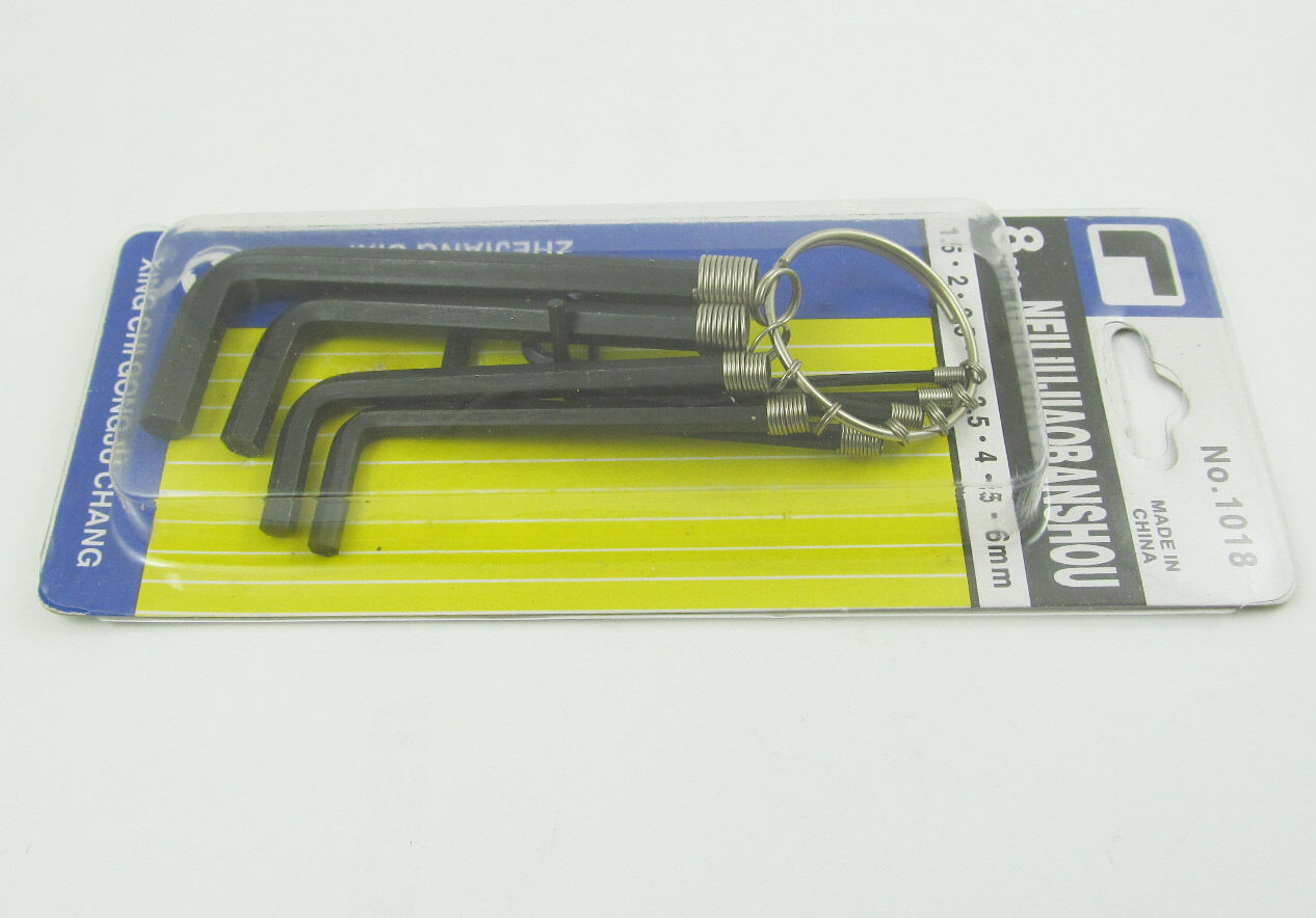 8pcs/1set Hex Wrench Spanner Tool 1.5mm 2mm 2.5mm 3mm 3.5mm 4mm 5mm 6mm Hex Key