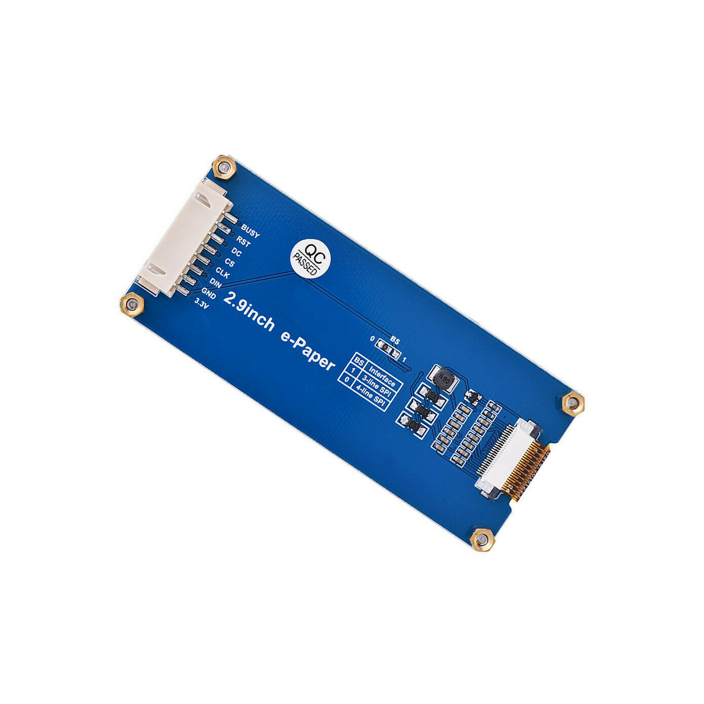 2.9inch E-Ink Display Module 296x128 Three-color Epaper for Raspberry Pi Arduino