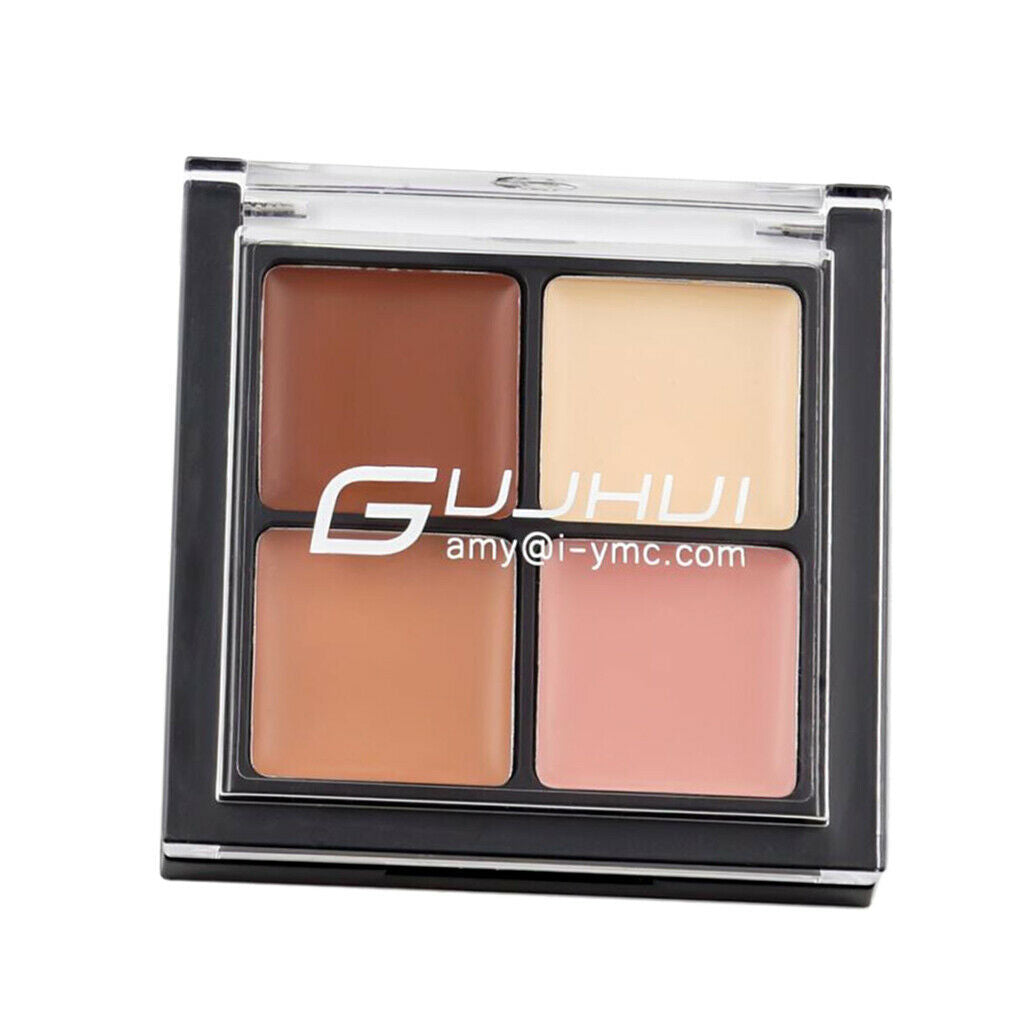 4 Colors Natural Eyeshadow Palette Makeup Eye Shadow Shimmer Matte Pigments 4#