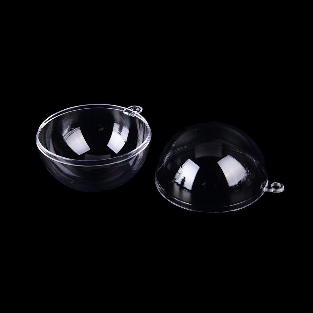 Bath Bomb Molds Christmas Ball Ornaments 3 Size with 15 set Cclear Plastic BDAU