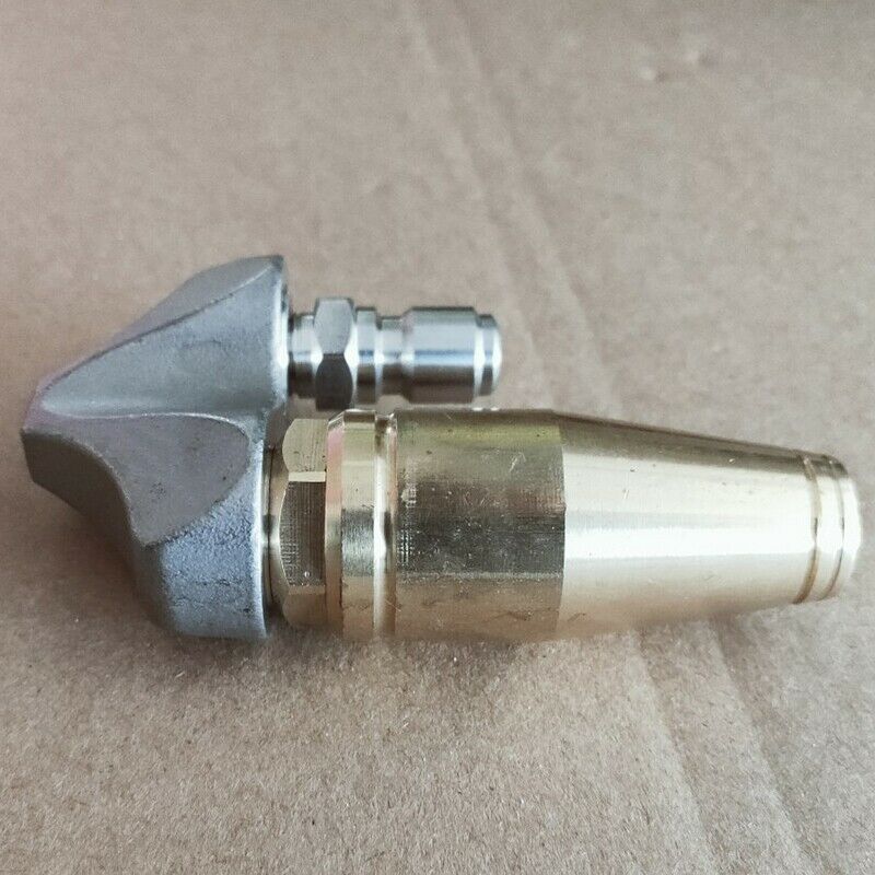 4X(Cleaning Nozzle Reverse Turbo Nozzle with 3/8 Inch  Connect Fitting L5C7)