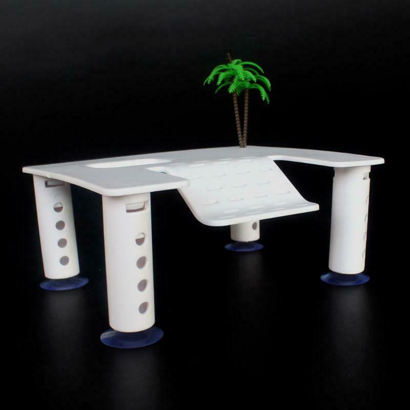 Reptile Platform Turtle Basking Aquarium Fish Tank Climb Ladder Island