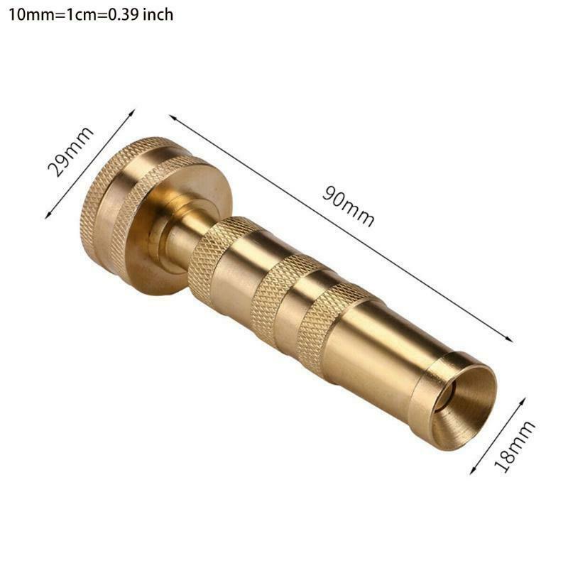 Garden Hose Sprinkler Brass Hose Nozzle Heavy Duty High Pressure Hose Nozzle