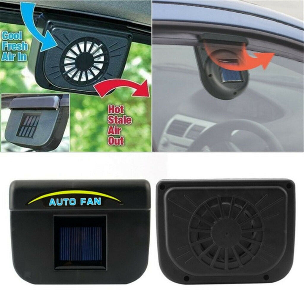 Solar   Power   Car   Cooler   Fan   Vehicle   Air   Vent   Exhaust   Fan