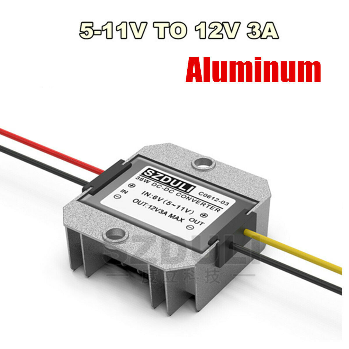 6V to 12V Step Up Converter DC 12V Boost Converter DC Regulator Module 3A 36W
