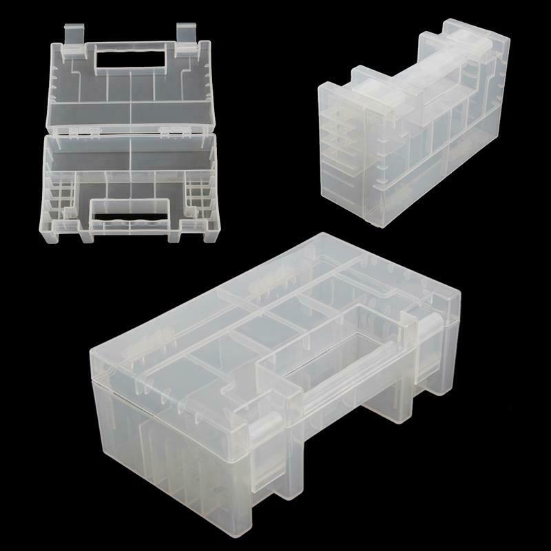 Plastic Case/Organizer/Holder/Container Battery Storage Box for AAA 9V Battery