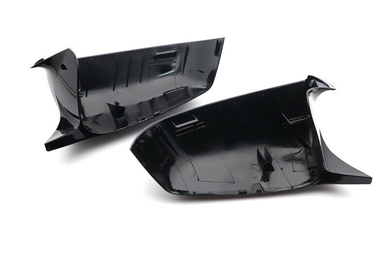 Fits BMW F01 F02 F03 F10 F11 F12 Pair Side Rearview Mirror Cover Cap Gloss Black
