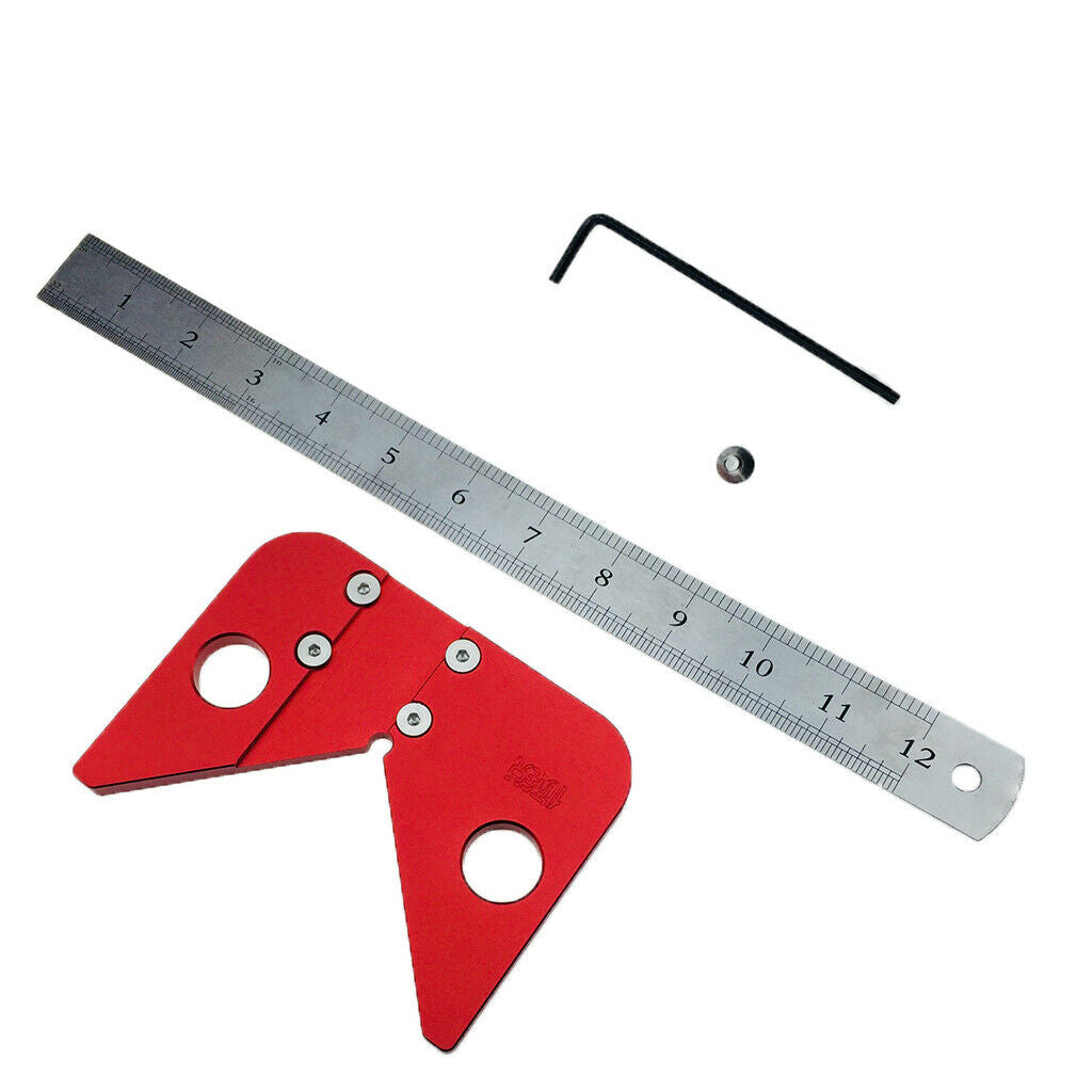 Wood Measuring Scribe Tools Center Point Finder Scriber Center Circle Ruler