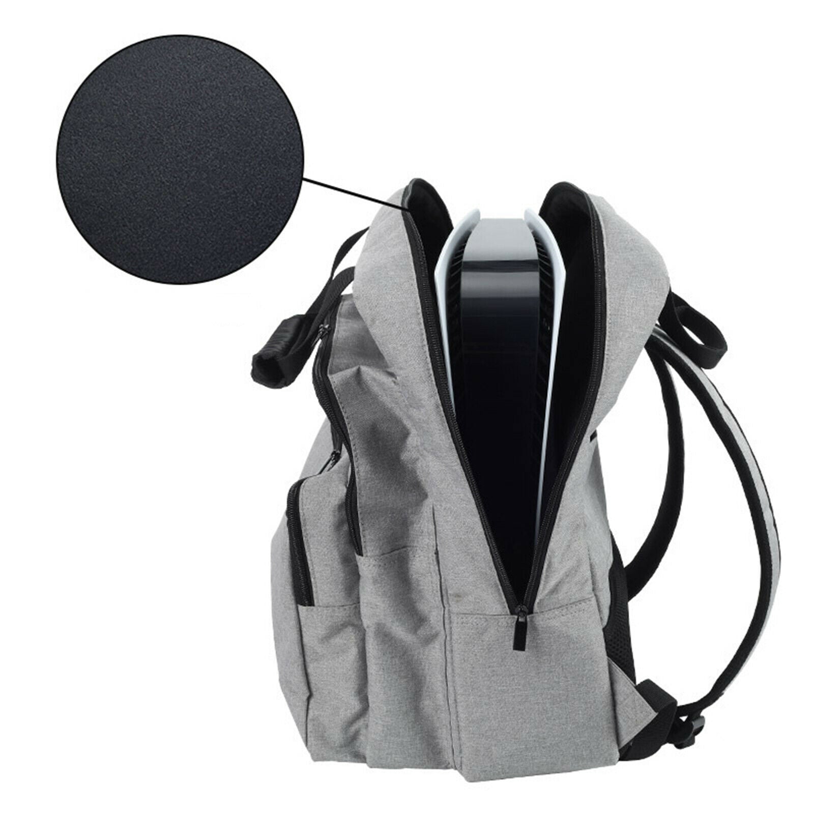 Protective Large Capacity Handbag Carrying Case for PS5 Headset Game Charger