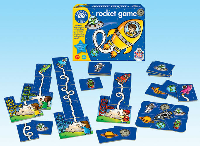 Orchard Toys 029 Rocket Game Kids Childrens Toddler Fun Learning Game 4 - 7 Yrs