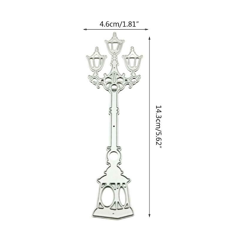 Street Lamp Metal Cutting Dies Stencil DIY Scrapbook Album Paper Card Template