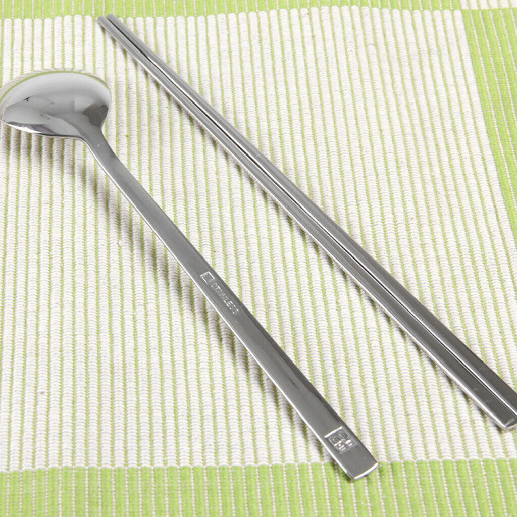 Long Handle Stainless Steel Chopsticks Kitchen Tableware Cutlery Utensils