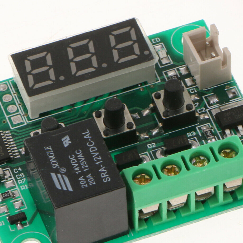 W1209 Digital Thermostat Temp Controller Switch Module + Acrylic Housing