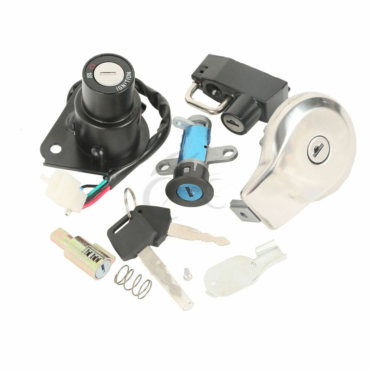 Ignition Switch Fuel Gas Cap Fit For Yamaha XV250 250 2UJ 3DM XV125 4RF 90-11