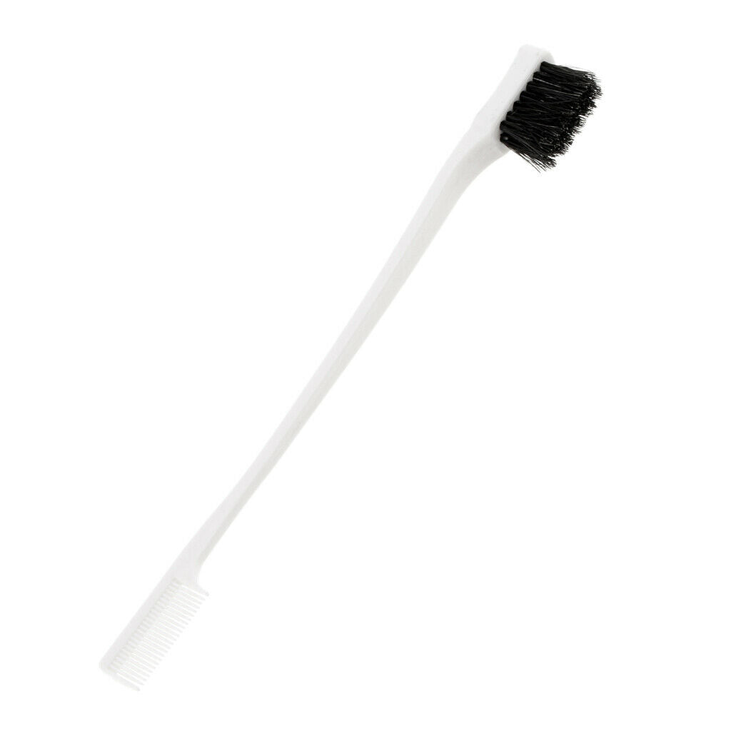 3 Pieces Pro Edge Control Brush Double Sided Comb Hair Styling Hairbrush