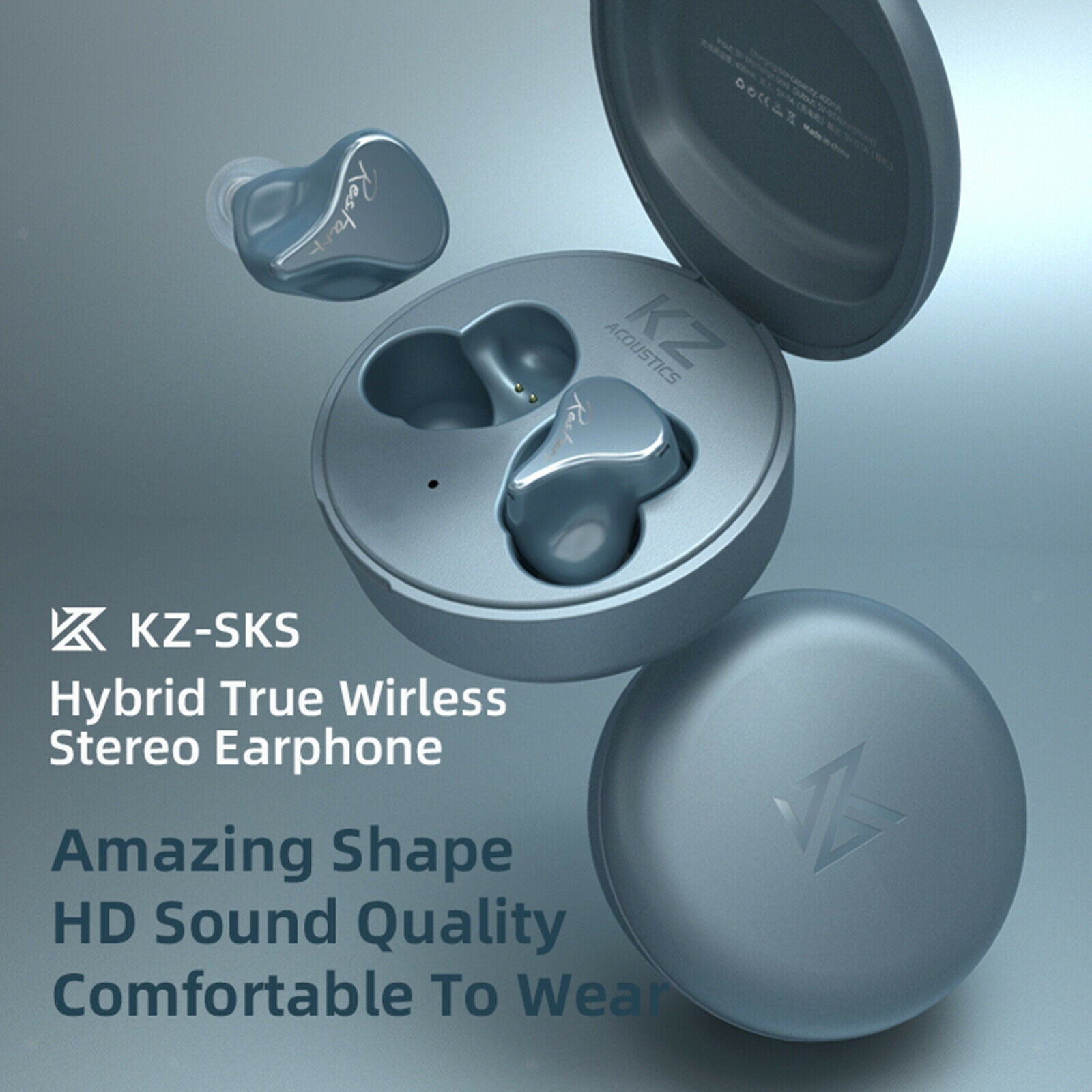 Sports Bluetooth 5.2 TWS Earbuds Headphone Headsets Earphones 9D Stereo