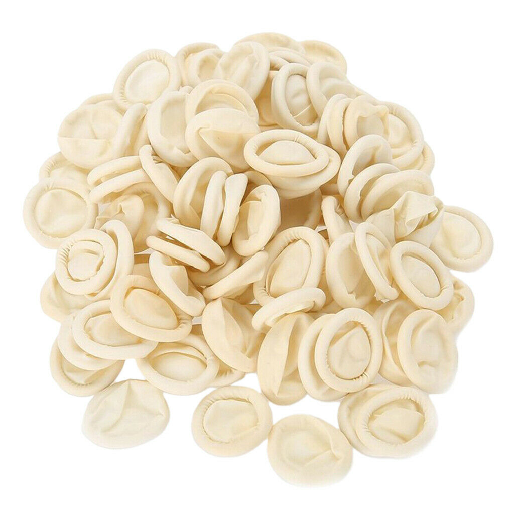 800x Finger Cots Latex Disposable Anti Static Protective Rubber Fingertips