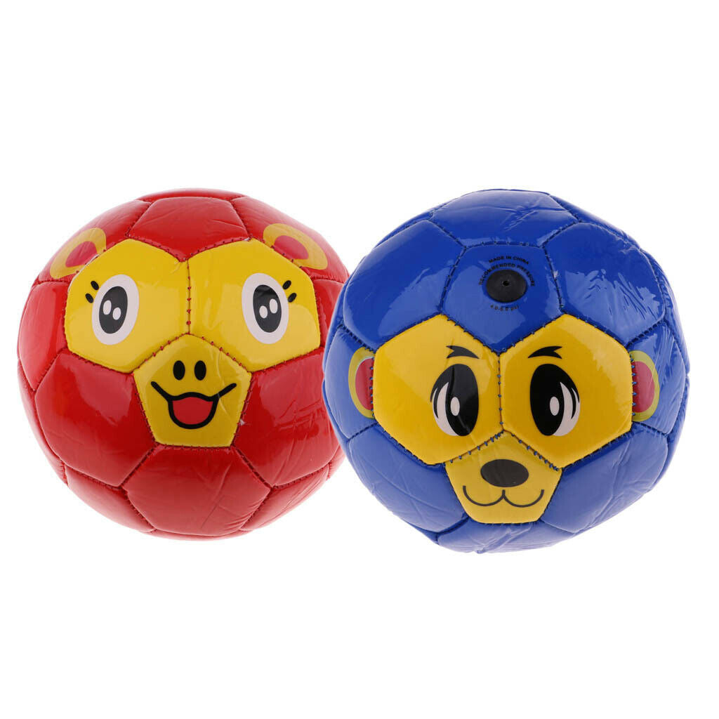 2Pcs 5.5in Soft Soccer Balls Fit for Small Kids Children Training Learning