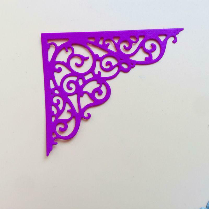 Corner Metal Cutting Dies Stencil Scrapbooking DIY Album Stamp Paper Card Emboss