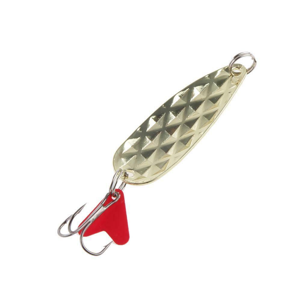 10 Pcs Kit Mixed Spinners Sequin Fishing Lures Baits Weever Fish Hooks