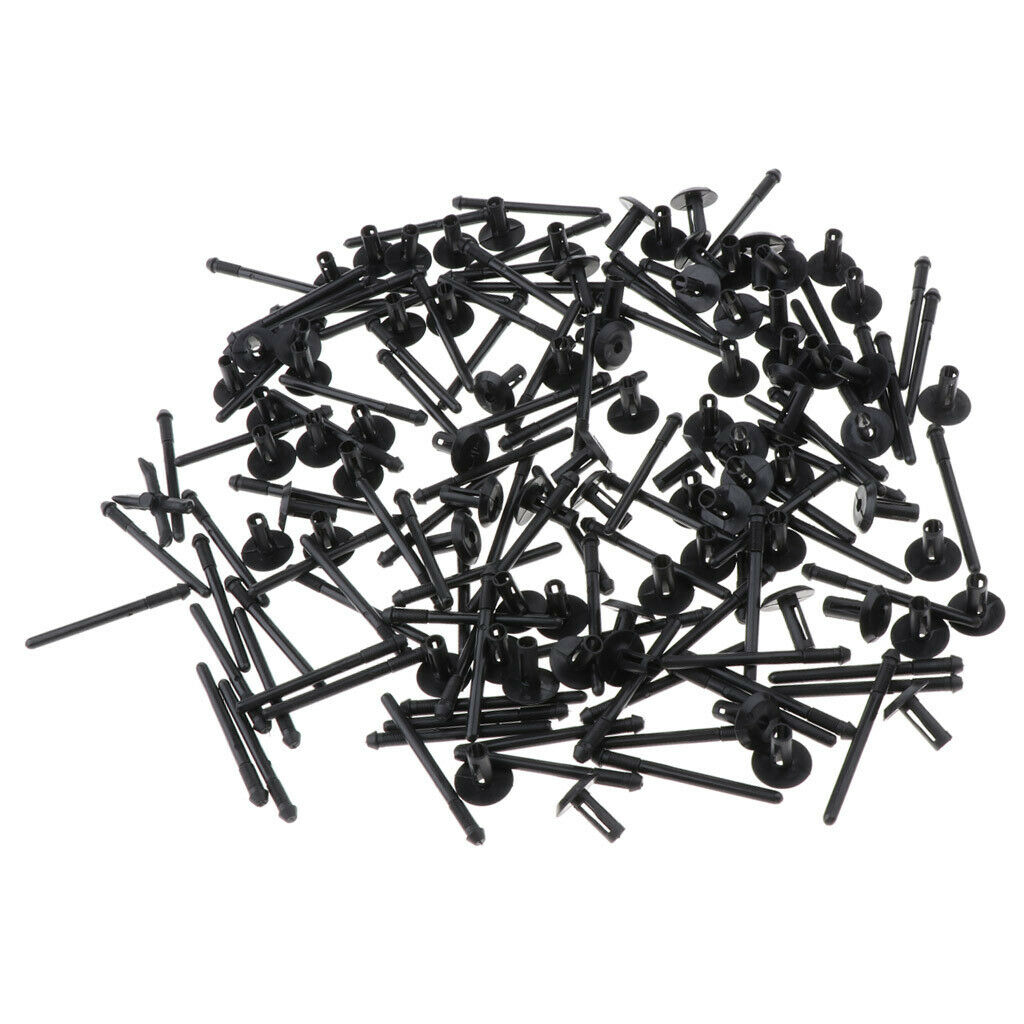 200 X Auto Body Clips Blind Rivets Clip  Flare Rocker Moulding Clip