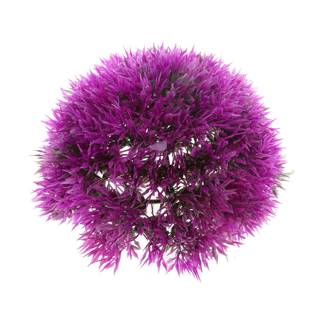Artificial Topiary Ball Decorative Garden Pants Ball Home Decor Purple 17cm