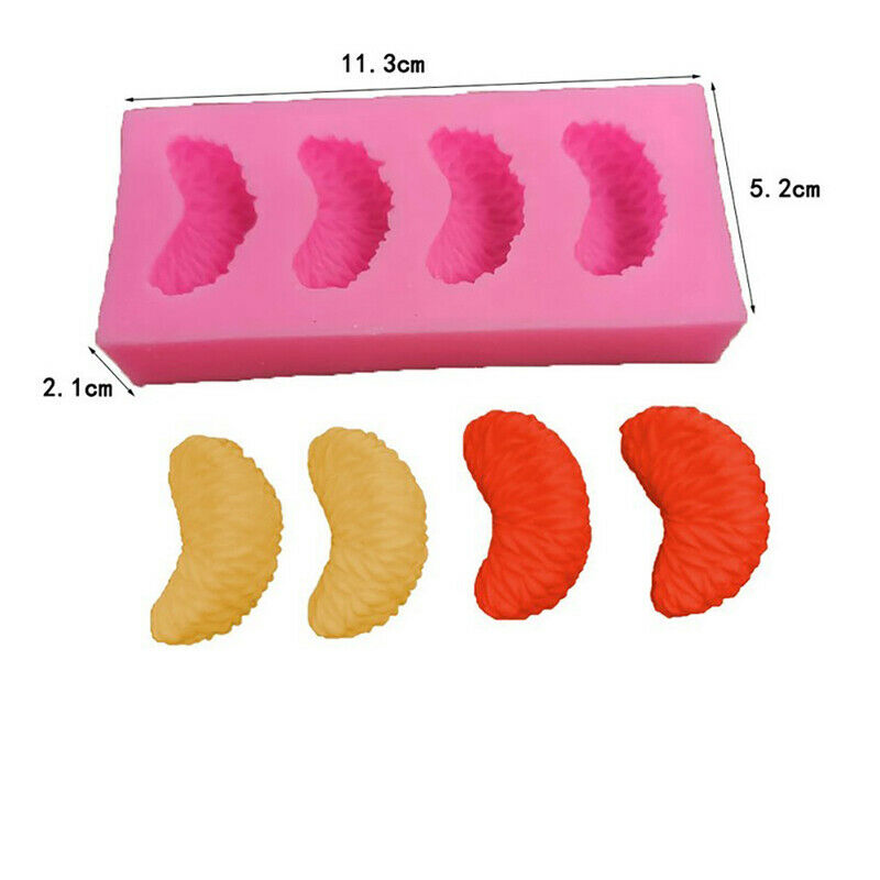 Orange Petal Silicone Molds Soap Candle Making Dessert Baking Home DecoratioFCA