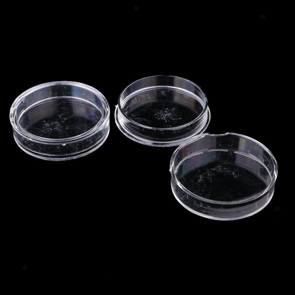 40Pcs Round Coin Capsules Protector Coins Case Container Holder 50/60mm