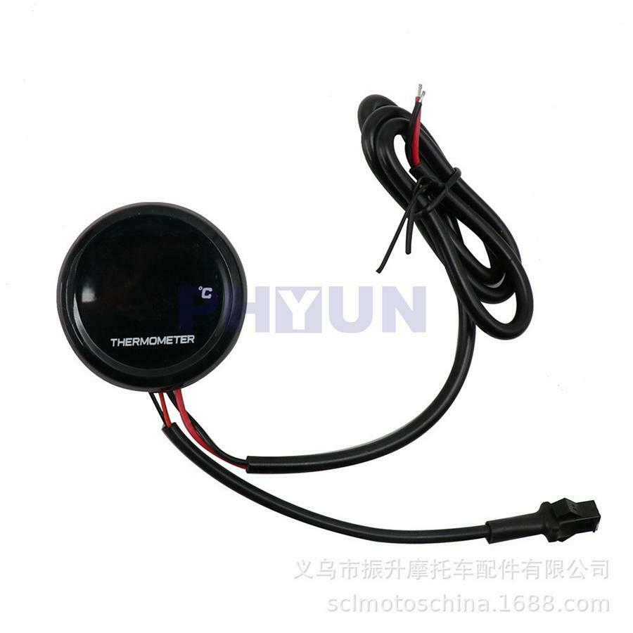 Blue LED Motorcycle Digital Thermometer Water Temp Temperature Gauge Meter