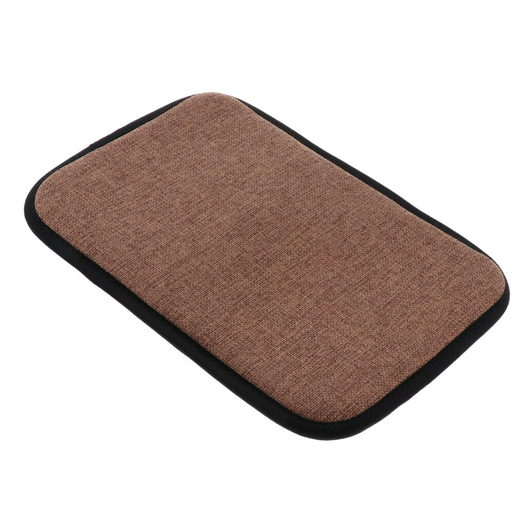 2xCotton Brown Office Home Chair Cushion Dining Chair Pads 30x40cm