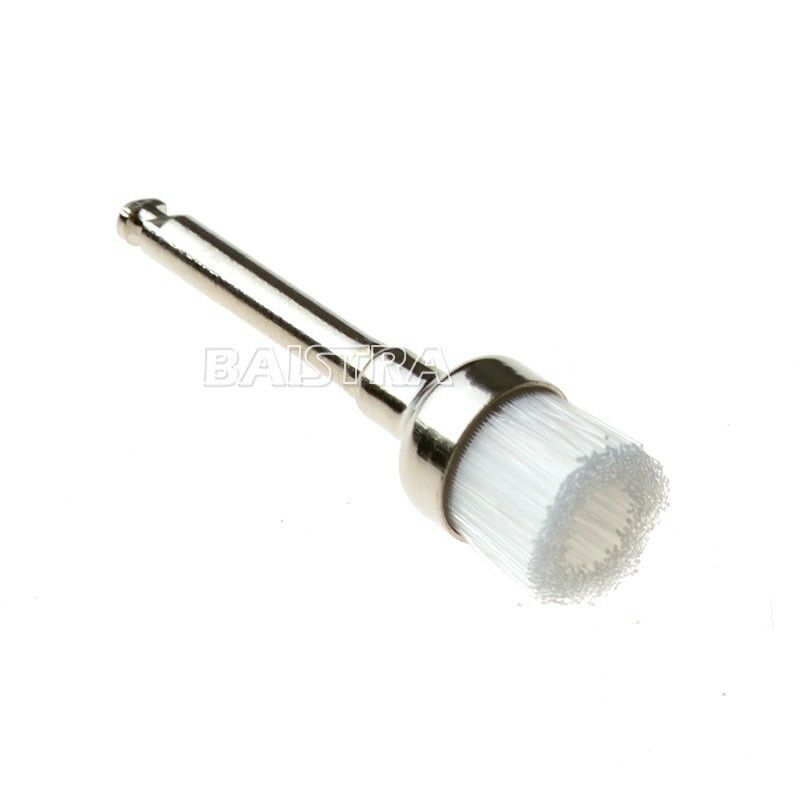 5X AZDENT Dental Prophy Polishing Brush Bowl Shape Brushes White Nylon PB-370