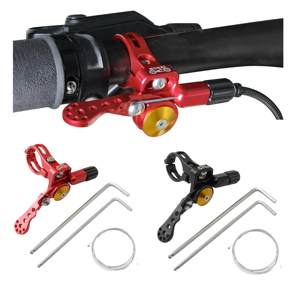Dropper Lever Aluminum Alloy Seatpost Drop Brake for 24mm Handlebar Red