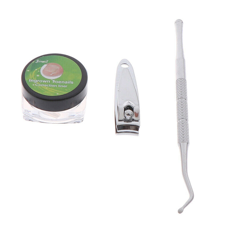 3Pcs Ingrown Nails Straightening Clip Toenail Correction Pad Pedicure Nail CD BD