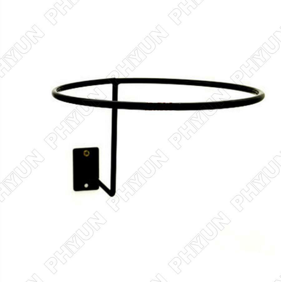 3Pcs Universal Motorcycle Scooter Helmet Holder Hook Helmet Rack Black Steel