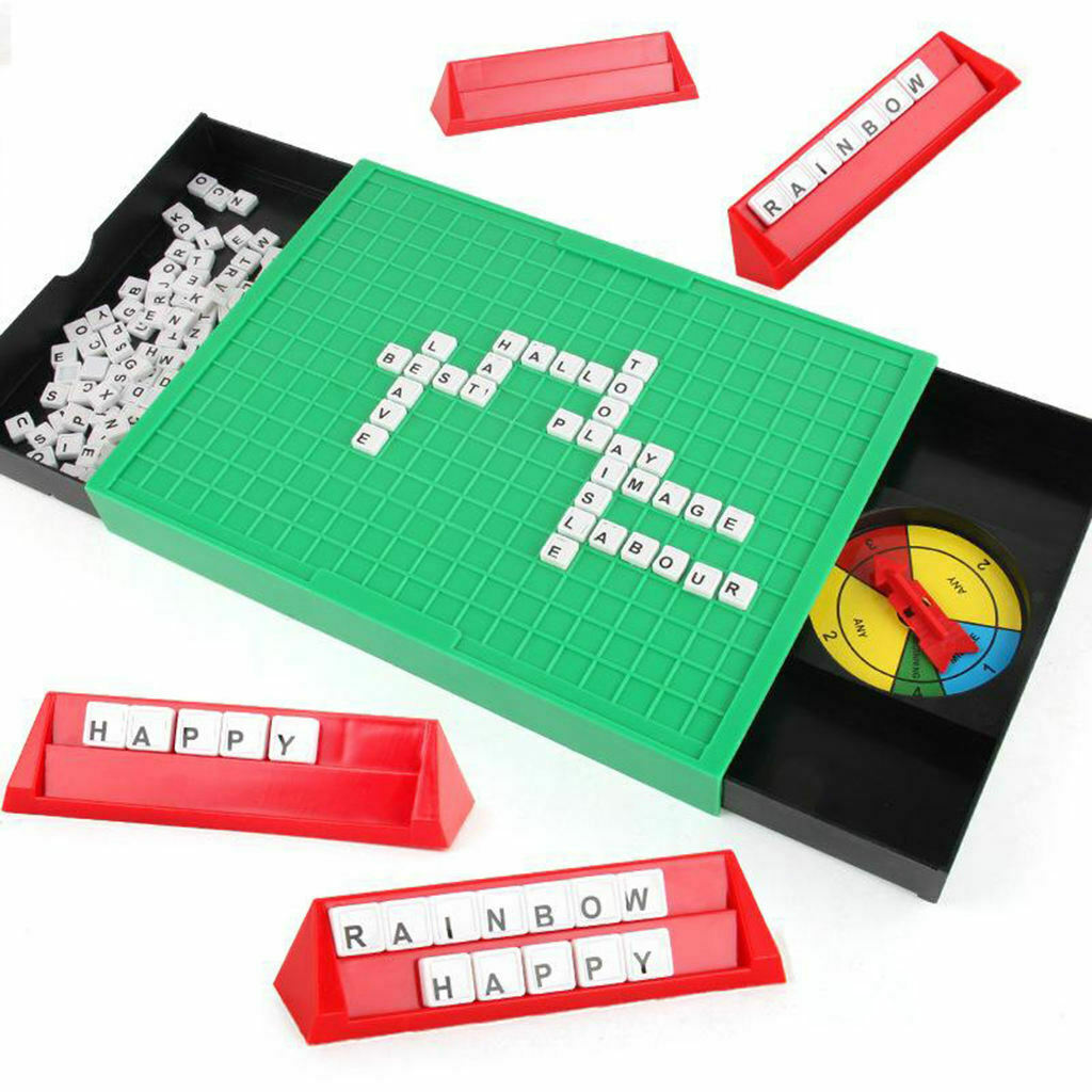Letter Spelling Word Table Top Jigsaw Words Fun Interactive Toys Board Game